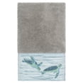 thumbnail image 1 of Linum Home Textiles Turkish Cotton Mia Embellished Hand Towel Set Color: Dark Gray Size: 4PC SET, 1 of 2