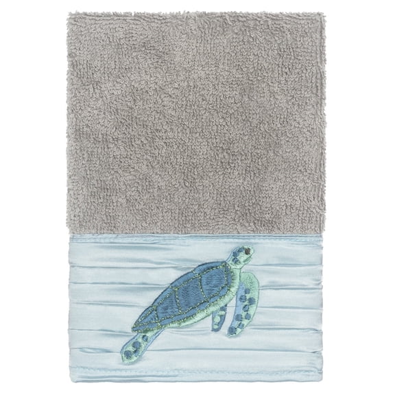 Linum Home Textiles Mia Embellished Turkish Cotton Washcloth