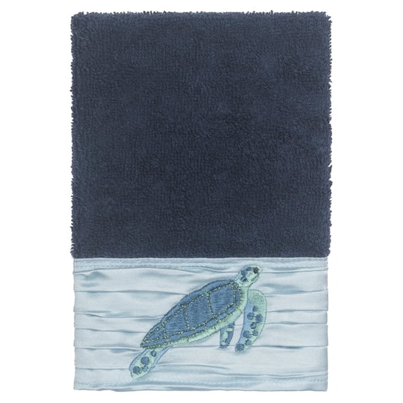 Linum Home Textiles Mia Embellished Turkish Cotton Washcloth