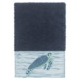 thumbnail image 1 of Linum Home Textiles Turkish Cotton Mia Embellished Washcloth Set Color: Midnight Blue Size: 4PC SET, 1 of 2