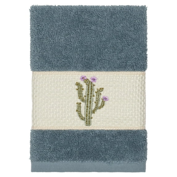Linum Home Textiles Mila Embellished Turkish Cotton Washcloth