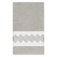 thumbnail image 1 of Linum Home Textiles Turkish Cotton Noah Embellished Bath Towel Set Color: Light Gray Size: 2 PC SET, 1 of 7