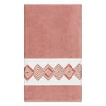thumbnail image 1 of Linum Home Textiles Turkish Cotton Noah Embellished Bath Towel Set Color: Tea Rose Size: 2 PC SET, 1 of 7