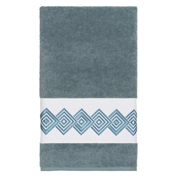 Linum Home Textiles Noah Turkish Cotton Embellished Bath Towel