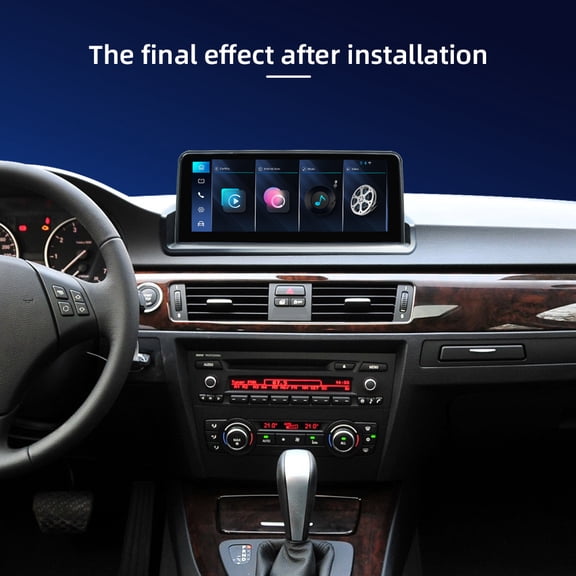 Linux 10.25 inch Touch Screen Dual System for BMW 3er E90 E91 E92 E93 2007-2011 Support CarPlay Android Auto Mirror Link Wifi Bluetooth Car Radio Multimedia Radio Receiver Retain Original Amplifer
