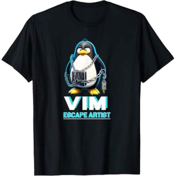 Linux Messaging App Linux Admins VIM Artist Tux Penguin Classic Theme Everyday Message T ...