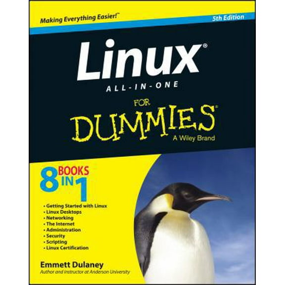 Pre-Owned Linux All-In-One for Dummies (Paperback) 1118844351 9781118844359
