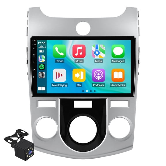 Linux Car Stereo for Kia Forte 2009-2013 (Manual A/C) Radio CarPlay Android auto Navi FM BT
