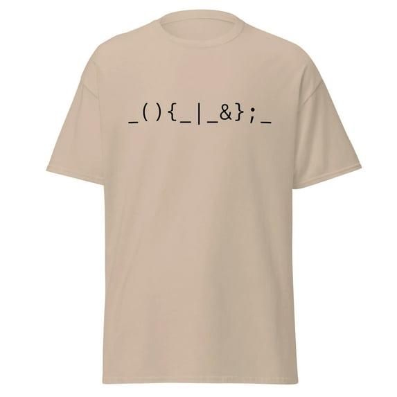 Linux Fork Bomb - White Unisex Classic T-shirt
