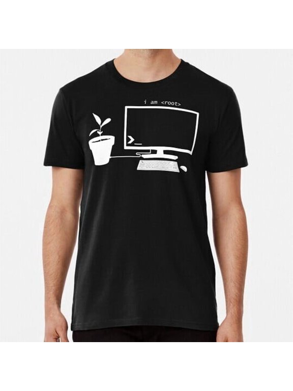 Linux I Am Root Size S to 5XL Made in the USA T-Shirt