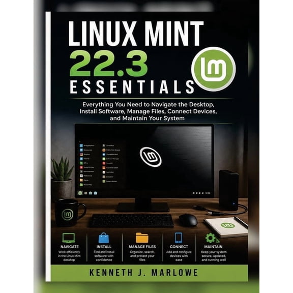 Linux Mint 22.3 Essentials: Everything You Need to Navigate the Desktop, Install Software, Manage Files, Connect Devices, (Paperback)