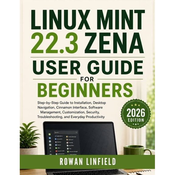 Linux Mint 22.3 Zena User Guide for Beginners (2026 Edition): Step-by-Step Guide to Installation, Desktop Navigation, Ci, (Paperback)