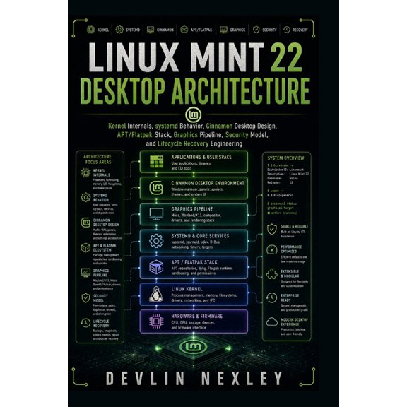 Linux Mint 22 Desktop Architecture, (Paperback)