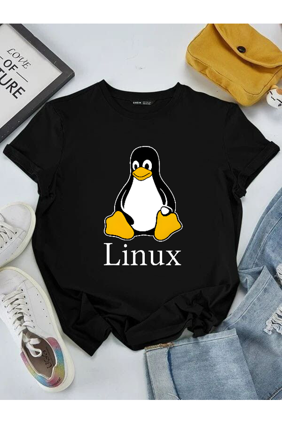 Linux Operating System Geek Nerd Tech Programmer Top Unisex T-Shirt V70591, S-5XL