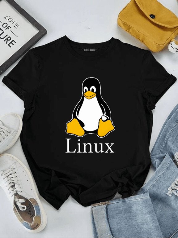 Linux Operating System Geek Nerd Tech Programmer Top Unisex T-Shirt V70591, S-5XL