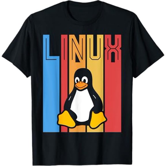 Linux Retro Vintage Geek Tools Nerd Programming Souvenir T-Shirt