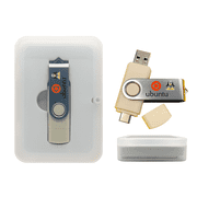 Ubuntu OS for Desktops & Servers - Bootable Live Install USB Flash Drive