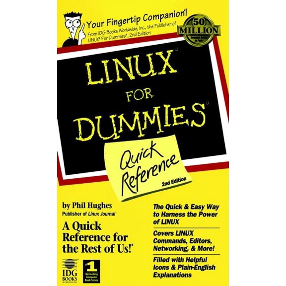 Pre-Owned Linux for Dummies Quick Reference (Spiral-bound) 0764504223 9780764504228