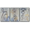 thumbnail image 1 of Linx I - Framed Premium Gallery Wrapped Canvas L Frame 3 Piece Set - Ready to Hang, 1 of 9