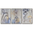 thumbnail image 1 of Linx I - Framed Premium Gallery Wrapped Canvas L Frame 3 Piece Set - Ready to Hang, 1 of 9