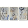 thumbnail image 1 of Linx I - Framed Premium Gallery Wrapped Canvas L Frame 3 Piece Set - Ready to Hang, 1 of 9