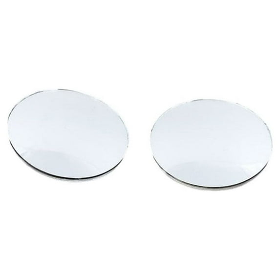 Linyer 1 Pair Automobile Blind Spot Mirror Portable Detachable Self-adhesive Reflective Frameless Driving Rear View Accessories