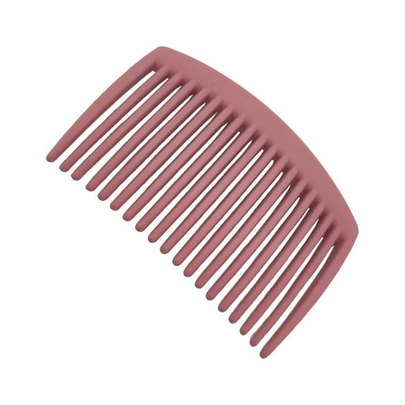 Linyer 10 Pieces Hair Combs Classical Simple Pointed-Toothed Decoration Plastic Fork Comb Tools Women Headwear for Lady Cameo Brown