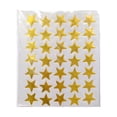 thumbnail image 1 of Linyer 10 Sheets Award Flash Sticker Five-pointed Star Removable Mother Praise Label Decorations Reward Decals Children Students Gold, 1 of 5