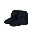 thumbnail image 1 of Linyer 2 Pieces Booties Socks Slippers Covers Breathable Keep Warm Gear Down Footwear Mules Wear-resistant Cozy Warmers Overshoes Black L, 1 of 5