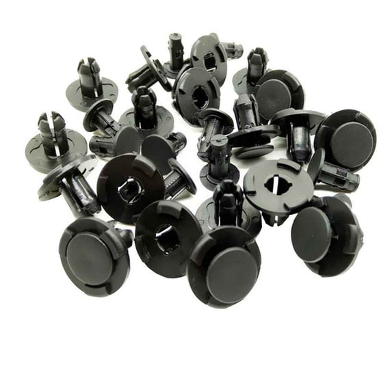 Linyer 50 Pieces Mixed Auto Fastener Clip Car Body Retainer Decorative Pin Door Panel Trim Rivet Kit Mudguard Clips for Accessories