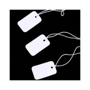 Linyer 90 Pieces Marking Hang Tags Display Label with Elastic String Attached Blank Common Suitable for Clothing Displaying Usage TLX-10