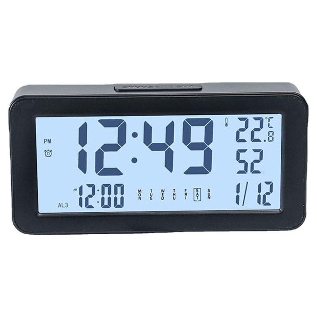 Linyer Digital Clock Backlit Multifunctional Temperature Display Table