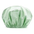 thumbnail image 1 of Linyer Female Sleeping Hat Bathroom Supplies Waterproof Elastic Shower Hair Caps Dust-proof Girl Head Cover Salon Accessories Green, 1 of 4
