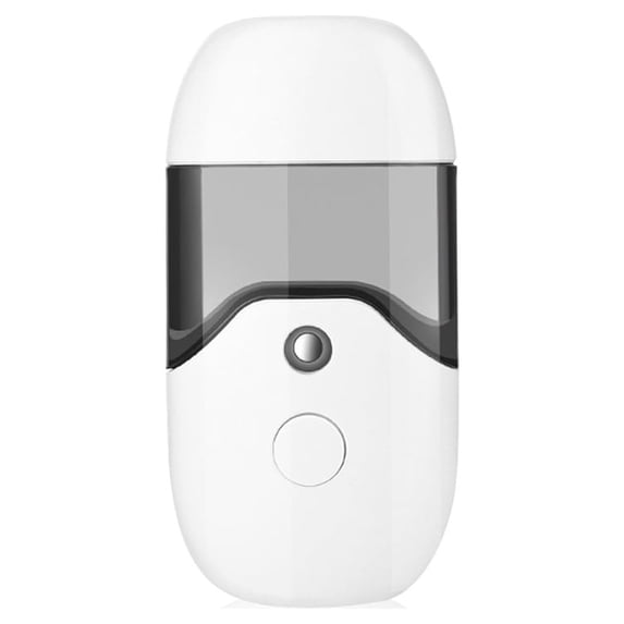 Linyer Handled 50ml Face Steamer USB Rechargeable Air Humidifier Mist Table Decor Diffuser Esthetician Supplies Humidifiers for Bedroom White
