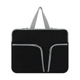 thumbnail image 1 of Linyer Laptop Sleeve Waterproof Computer Case Portable Bag Pocket Carrier Pouch Protector Reusable Compartments Business Storage Black 14inch, 1 of 8