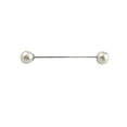 thumbnail image 1 of Linyer Pearl Brooch Fashion Enamel Aesthetic Jewelry Shawl Lapel Decorations Valentines Day Womens Accessories Pearls for Crafts White/Long, 1 of 6