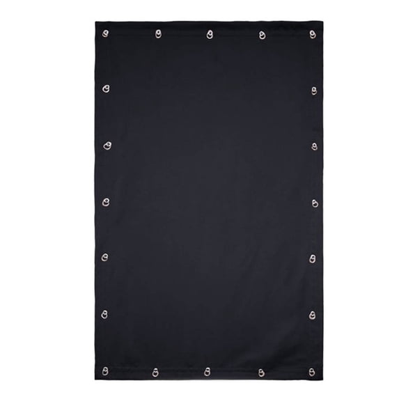 Linyer Portable Blackout Window Shade, Black 130cm x 198cm