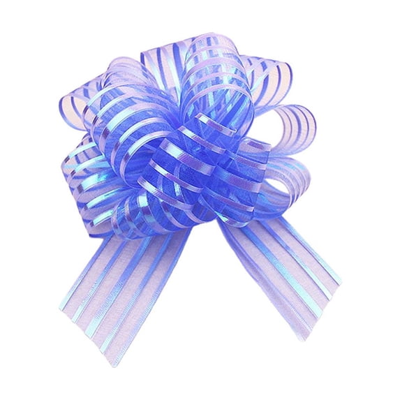 Linyer Pull Bows Ribbon for Gift Wrapping Wedding Ornament Party Supplies Multicolor Gifts Baskets Christmas Present for Celebration Dark Blue