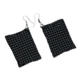 thumbnail image 1 of Linyer Square Sequins Earrings Exaggerated Eardrops Sparkling Tassel Drops Reusable Ears Decorations Multi-color Fashion Jewelry Black, 1 of 6