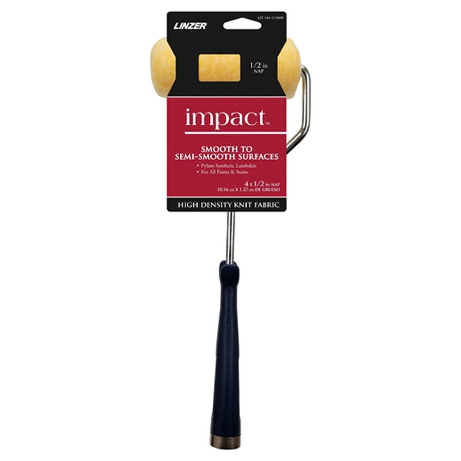 Linzer 1014625 4 in. Better Mini Trim Roller with Frame Threaded End ...