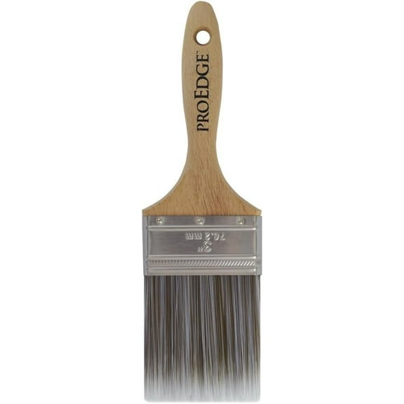 Linzer 1862 0300 Varnish Brush, 3 in, Polyester/Nylon, Stainless Steel, Beavertail Wood Handle