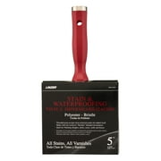 Linzer 5" Block Deck Polyester Blend Flat Paint Brush