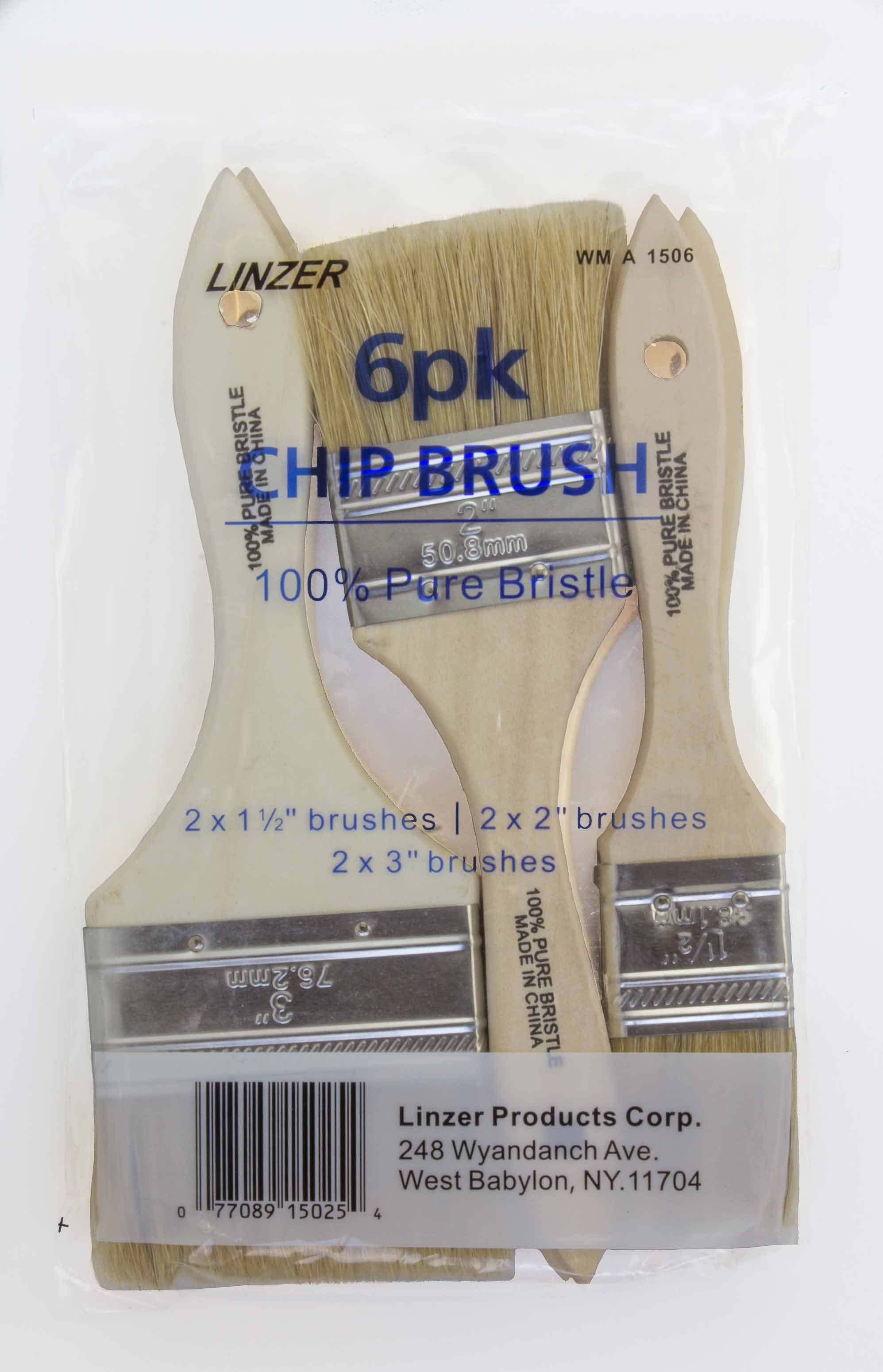 Chip Paint Brhes, 24 Pack 3" Reable Flat Bristle Paint Brhes With Poplar Handle For Glues And Gesso In Painting, Varnishing, Trimming And Staining - View #7