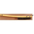 thumbnail image 1 of Linzer Products 398230516 305SC 19 x 3 in. Wire Brush with Scraper & Long Curved Handle, 1 of 1