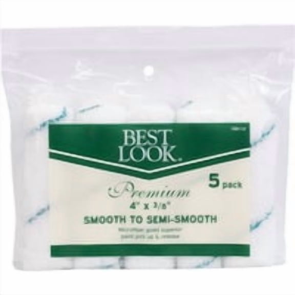 Linzer Products Corp Best Look 4 In. x 3/8 In. Premium Microfiber Mini Roller - Pack of 3
