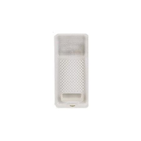 Linzer RM100 Mini Paint Roller Tray, 1/2 pt Capacity, 4 in, Plastic, White