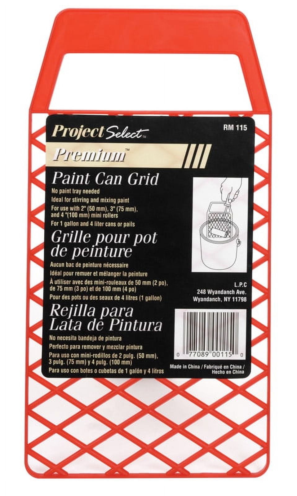 Linzer RM115 Paint Bucket Grid, 1 Gallon