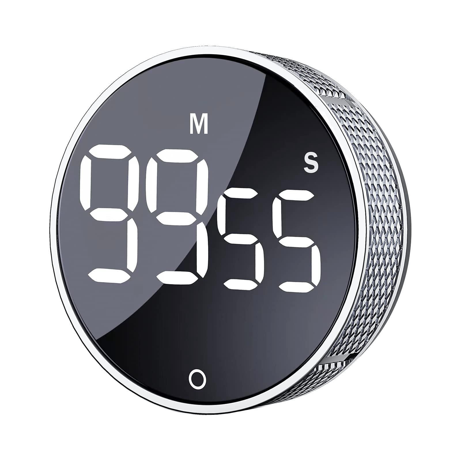 Linzhe Digital Kitchen Timer Large LED Display Magnetic Countdown ...