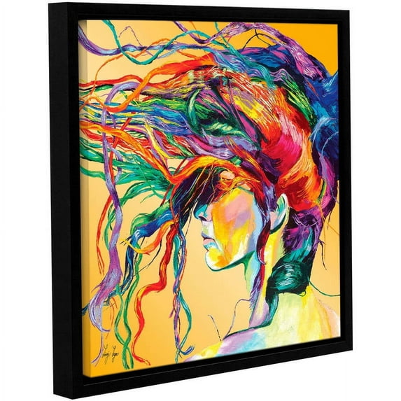 Linzi Lynn "Windswept" Floater-Framed Gallery-Wrapped Canvas Wall Art