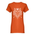 thumbnail image 1 of Lion Abstract Design Shaped T-Shirt Women -Image by Shutterstock, Female Medium, 1 of 2